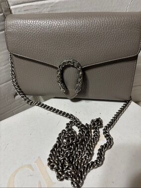 Gucci Dionysus Leather Chain Wallet/Crossbody. EUC